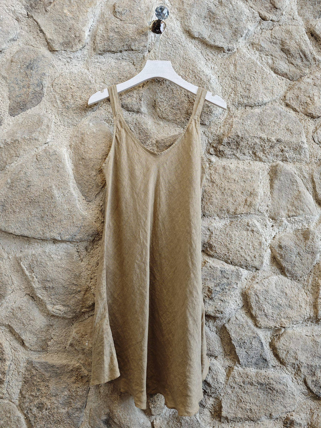 100% Linen Strappy Dress