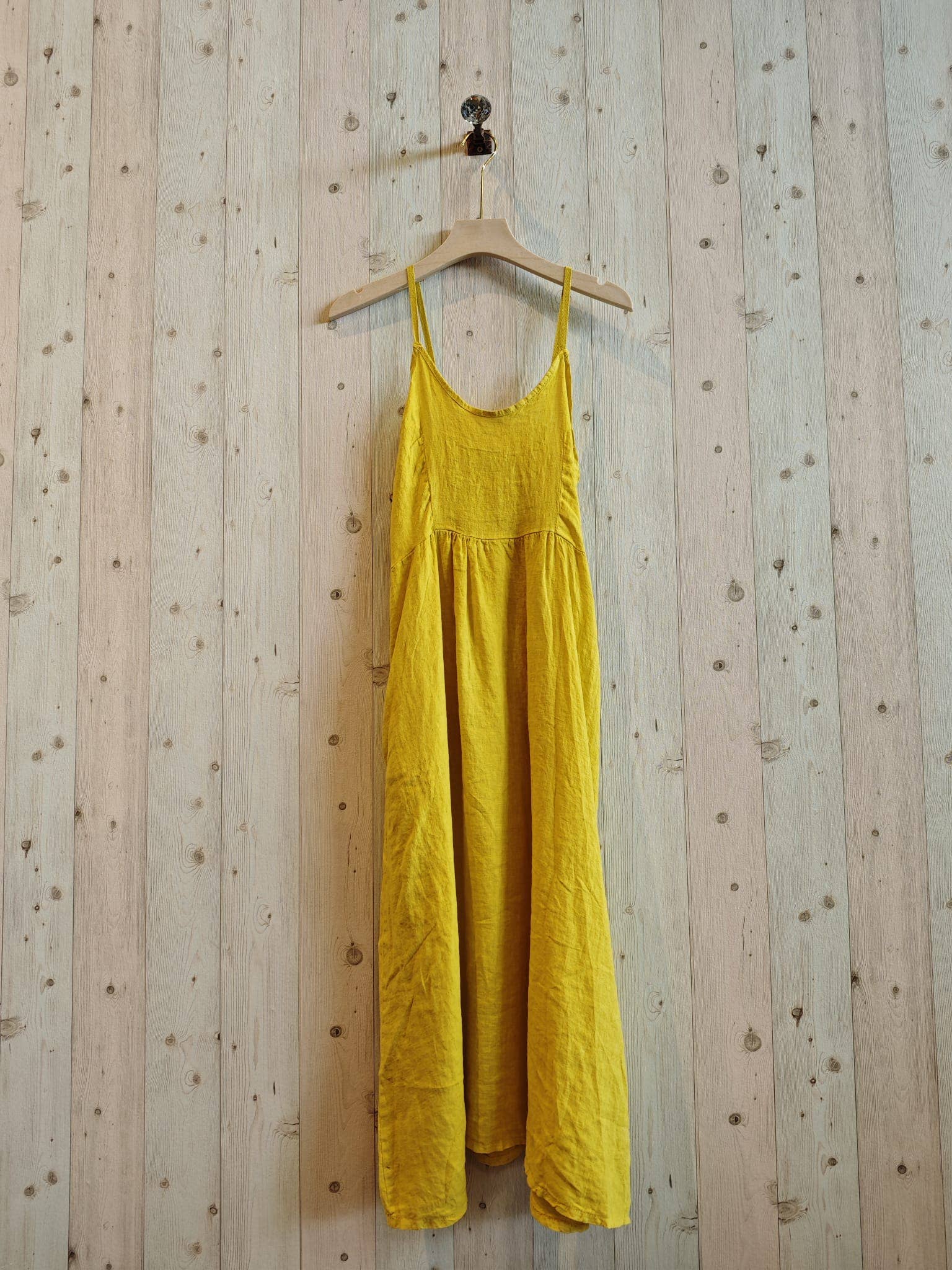 Ref-33195 STRAPPY DRESS 100% LINEN