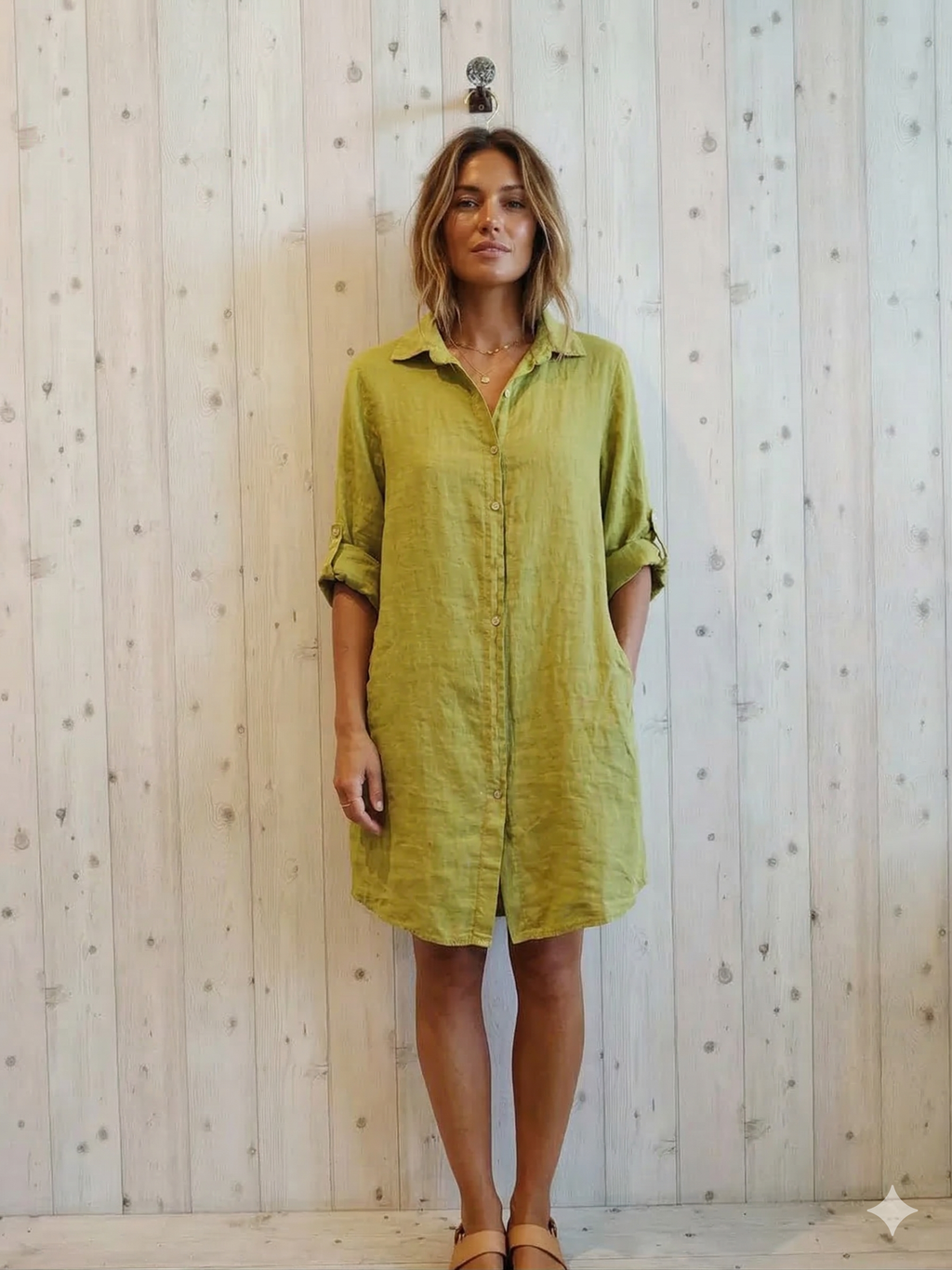 SHORT SHIRT 100% LINEN