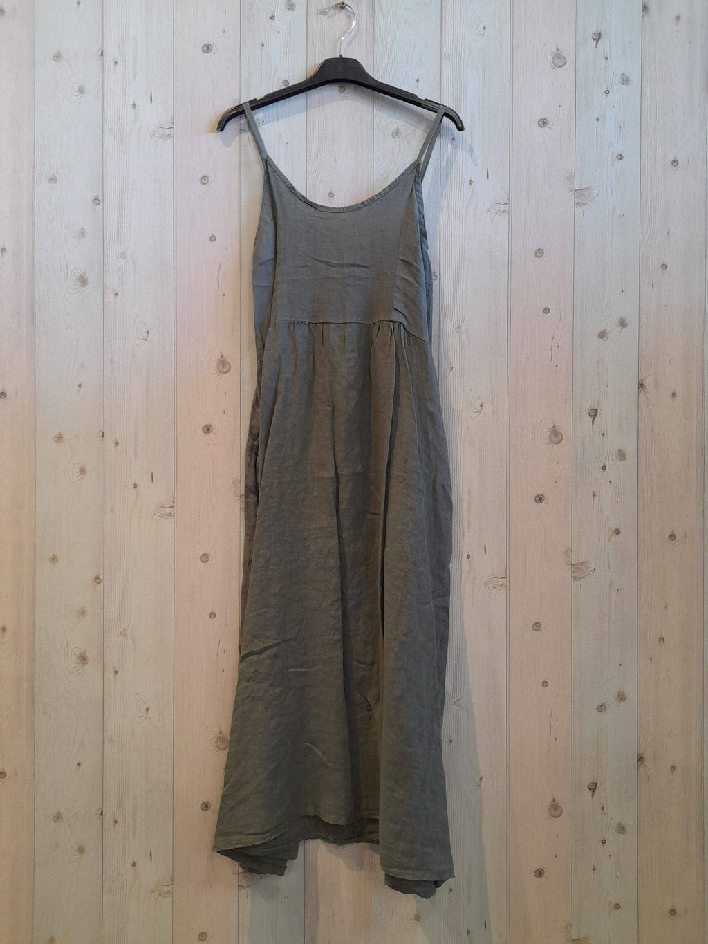 Ref-33195 STRAPPY DRESS 100% LINEN