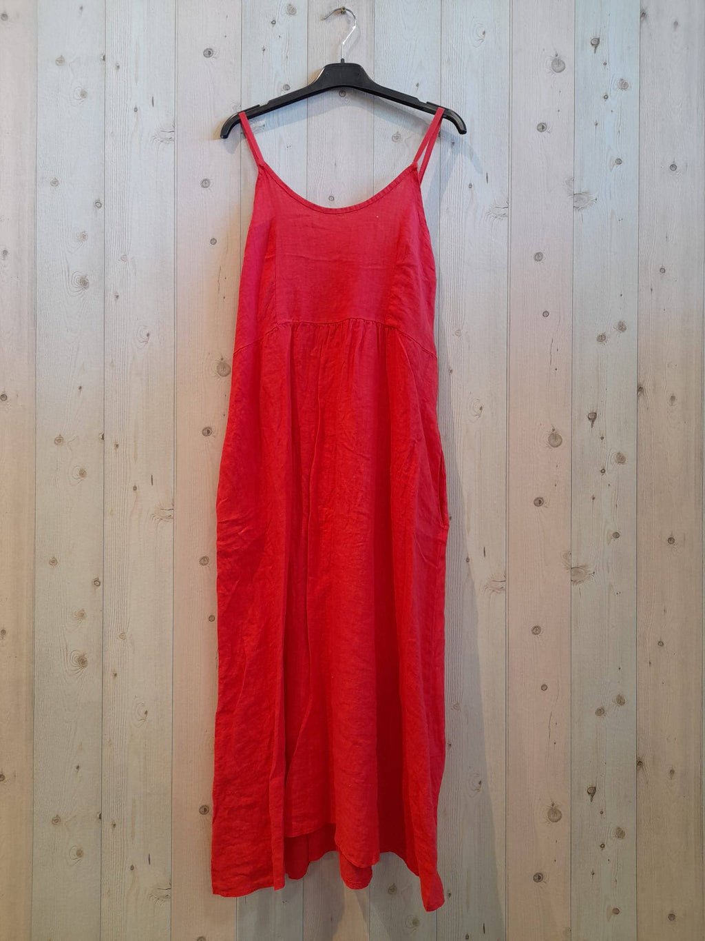 Ref-33195 STRAPPY DRESS 100% LINEN