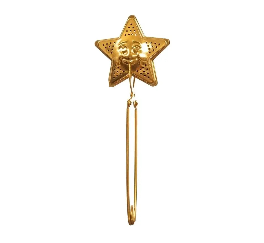 Gold Star Snap Tea Infuser with Handle, Loose Leaf Steeper