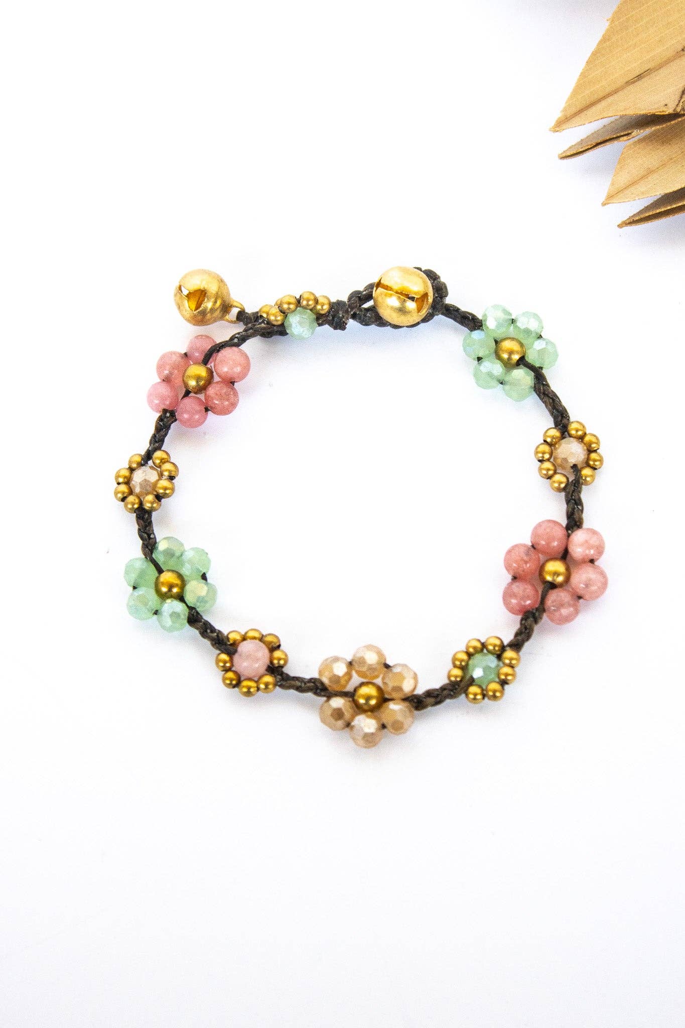 Crystal Flower Bracelet 5-Pack