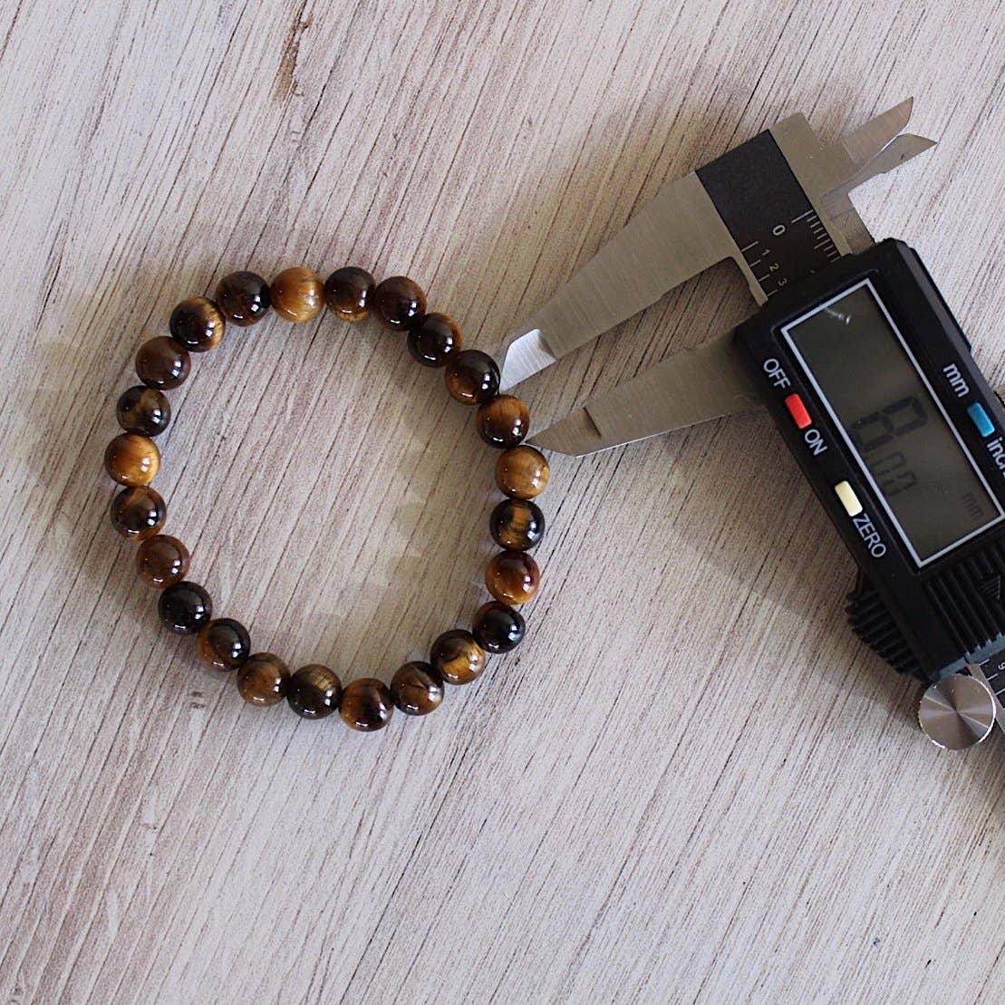 Tiger's Eye Bracelet 4mm/6mm/8mm - Crystals & Stones
