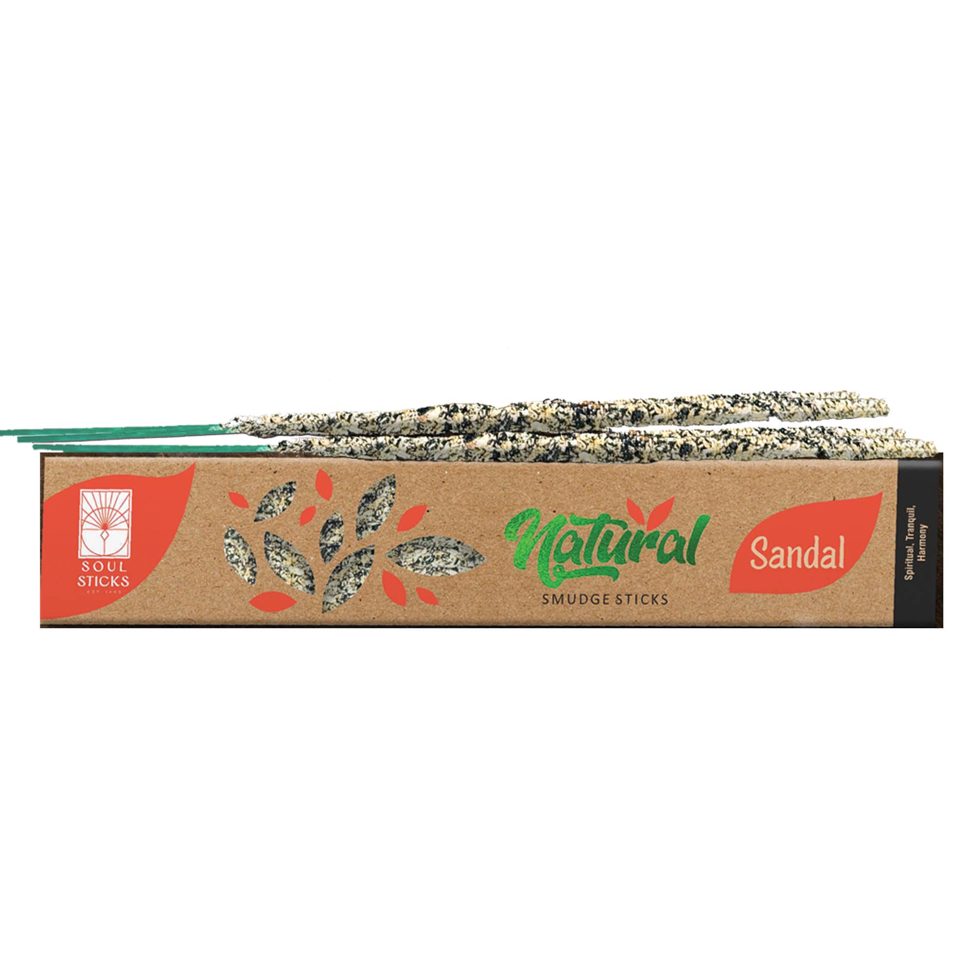 Incense Smudge Sticks, Natural - Sandal (15 g.)