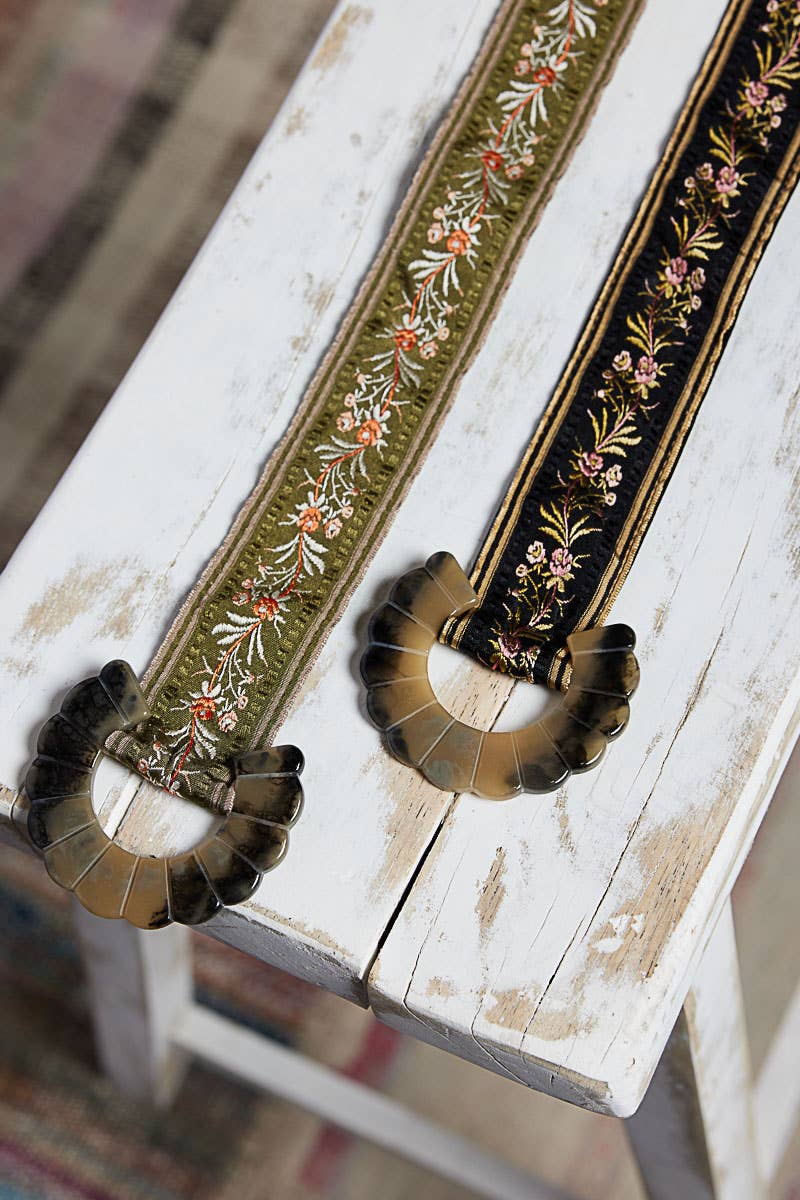 Embroidered Floral Pattern BELT195