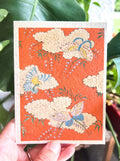 Japanese Art Plantable Greeting Card J28 on handmade seed paper — Furuya Kōrin Meiji-era woodblock design