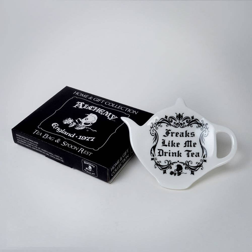 Freaks Like Me Drink Tea Spoon Rest