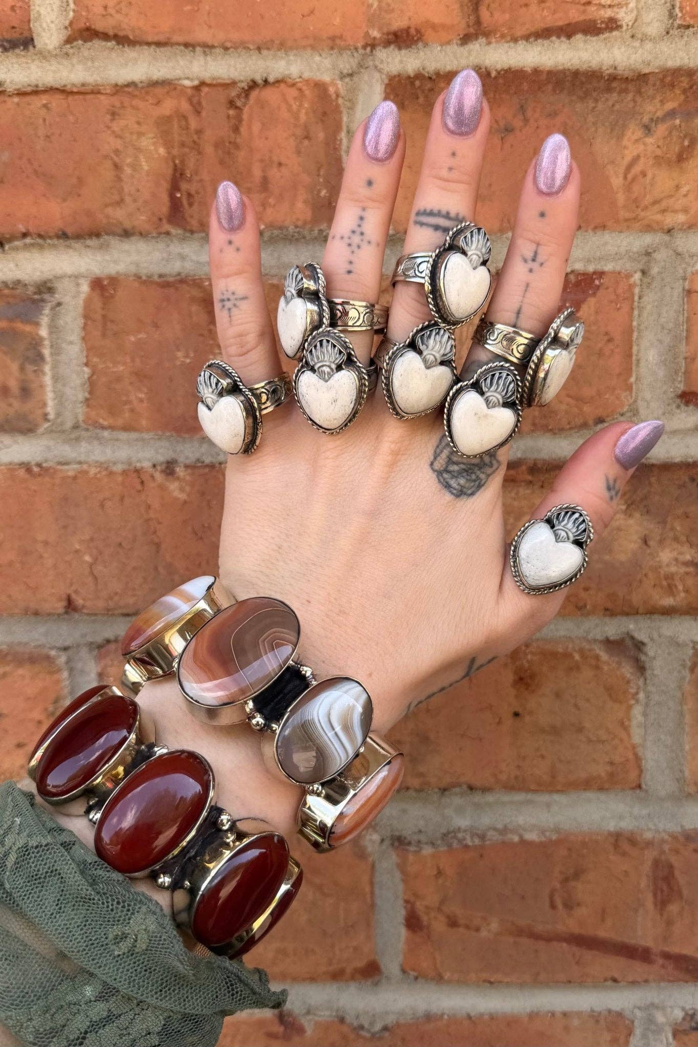 Mini Sacred Heart Ring