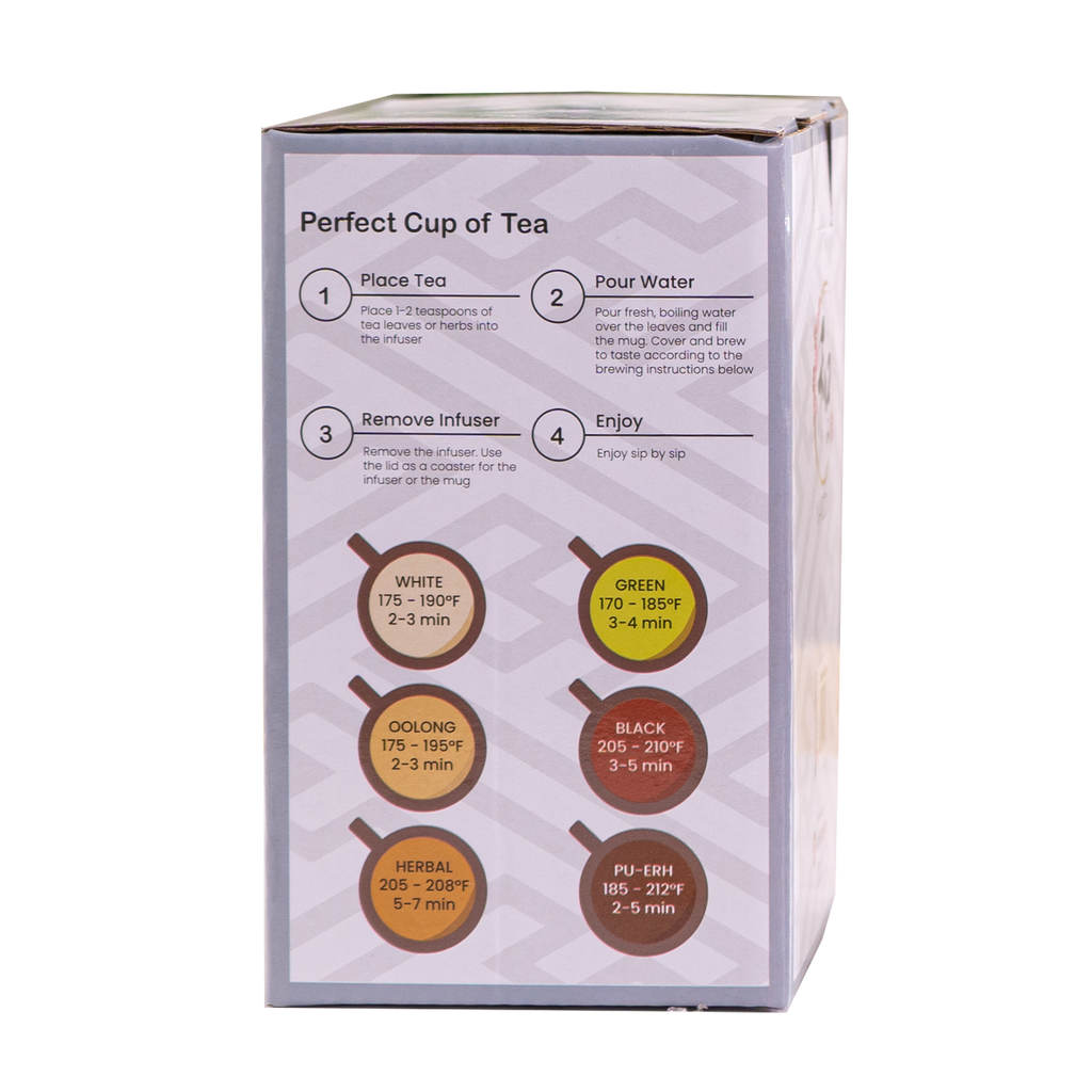 Moon Rabbit Design 15oz Tea Mugs with Lid and Infuser