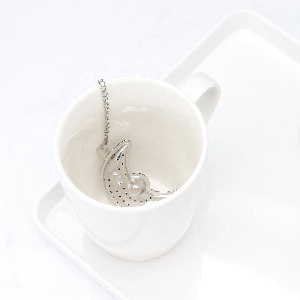 Crescent Moon Shaped Stainless Steel Tea Infuser