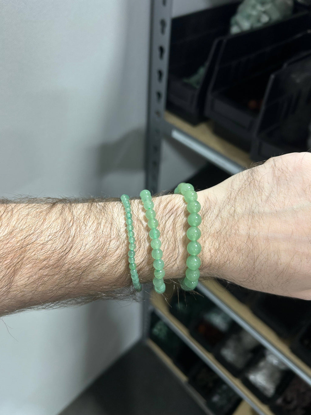 Green Aventurine Bracelet 4mm/6mm/8mm - Crystals & Stones