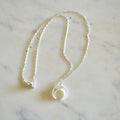 Mother of Pearl Crescent Necklace