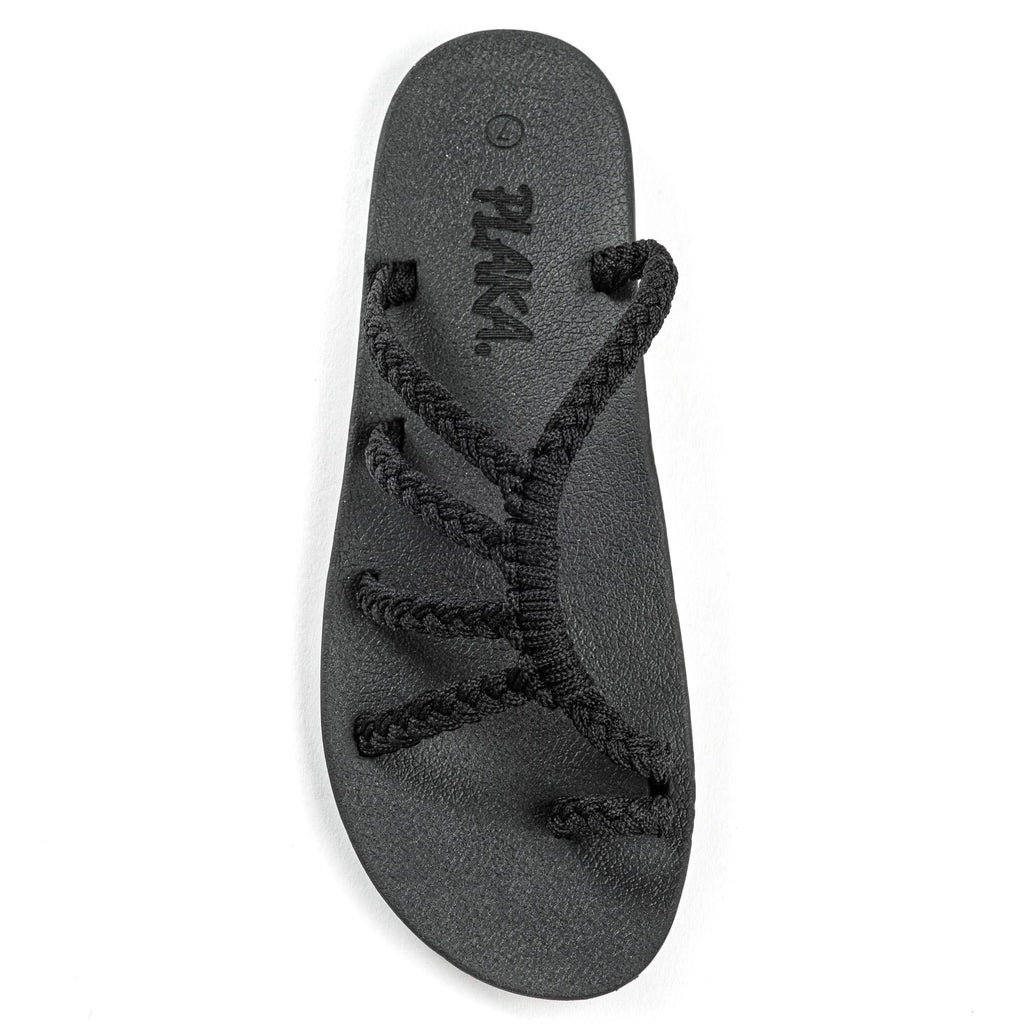 Relief Summer Flip Flops with Arch Support - Classic Black