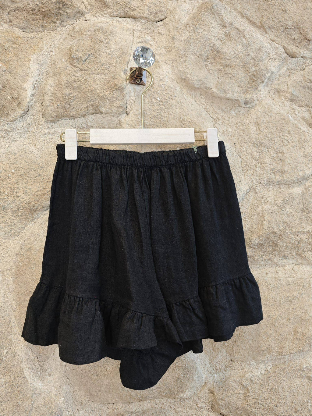 Ref-6575 SHORT LINEN PANTS 100%