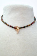 Lulu Necklace - Gray Agate