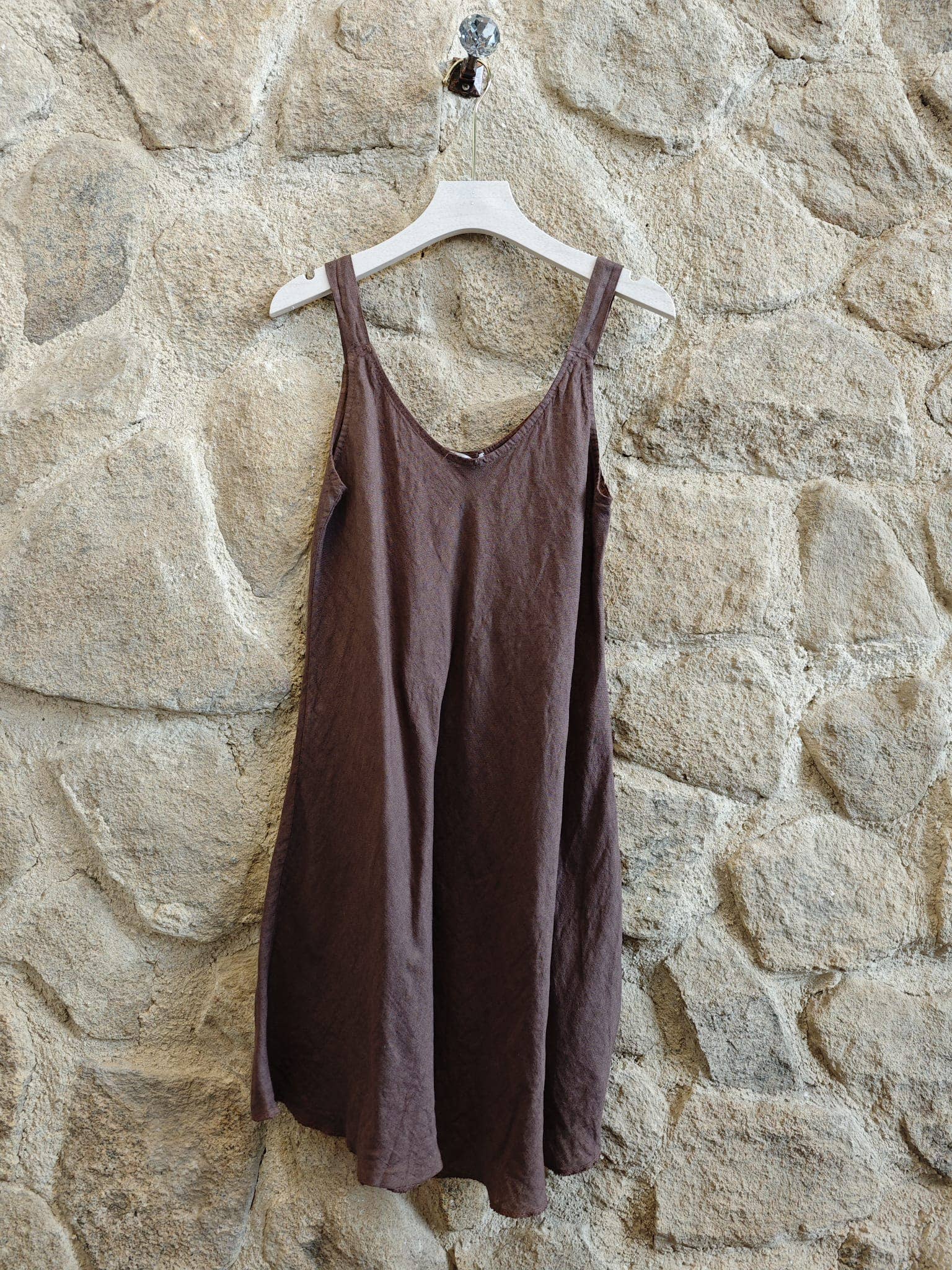 100% Linen Strappy Dress