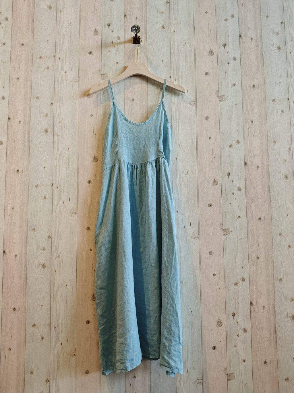 Ref-33195 STRAPPY DRESS 100% LINEN