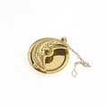 Gold Crescent Moon Stainless Steel Tea Infuser