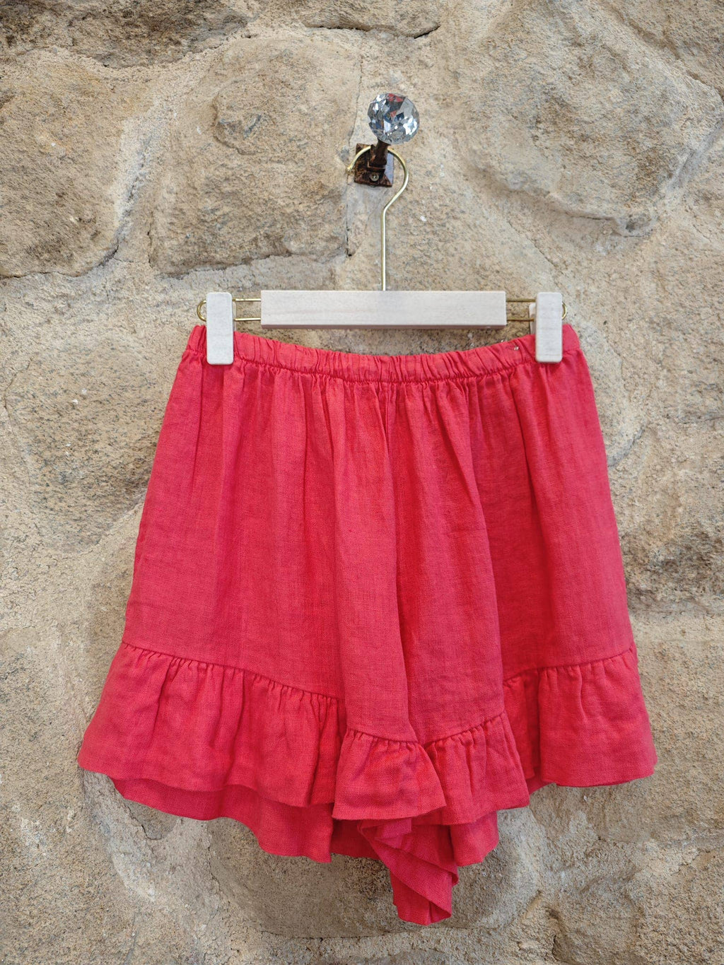 Ref-6575 SHORT LINEN PANTS 100%