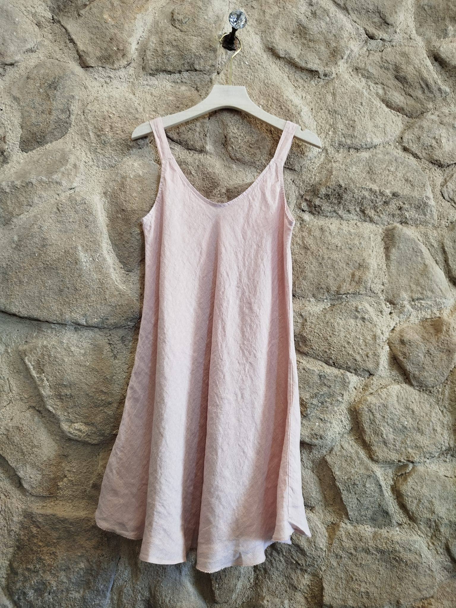 100% Linen Strappy Dress