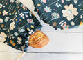 Midnight Garden Bread Makers Set- bread bag & bowl cover