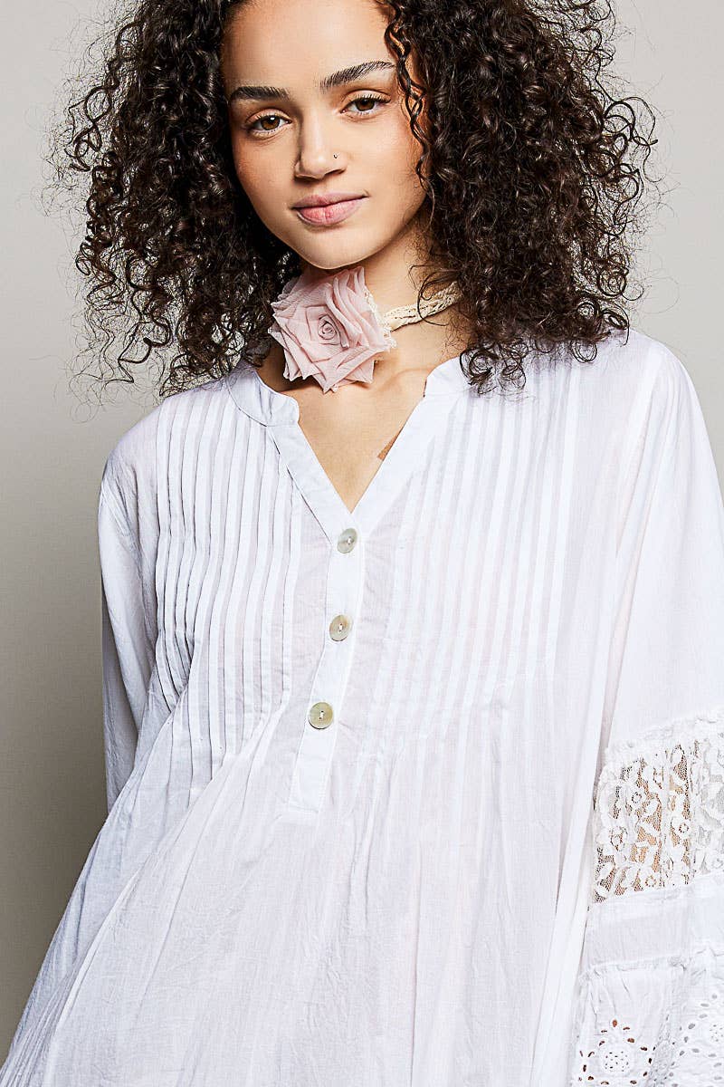 Single Rose Braided Trim Choker Belt