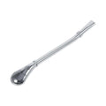 Magic Hour Silver Sips Tea Straw & Strainer Bombilla. Polished metal bombilla with filter for yerba mate or tea.