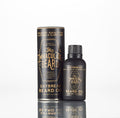The Immaculate Beard Daybreak Beard Oil (1 oz) bottle and box, spearmint, eucalyptus, lavender, clary sage scent.