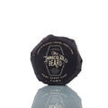 Dark Shave Soap Puck by The Immaculate Beard in Midnight, scented Tobacco Blossom, Caramel, Honey & Rose, 3oz/85g.