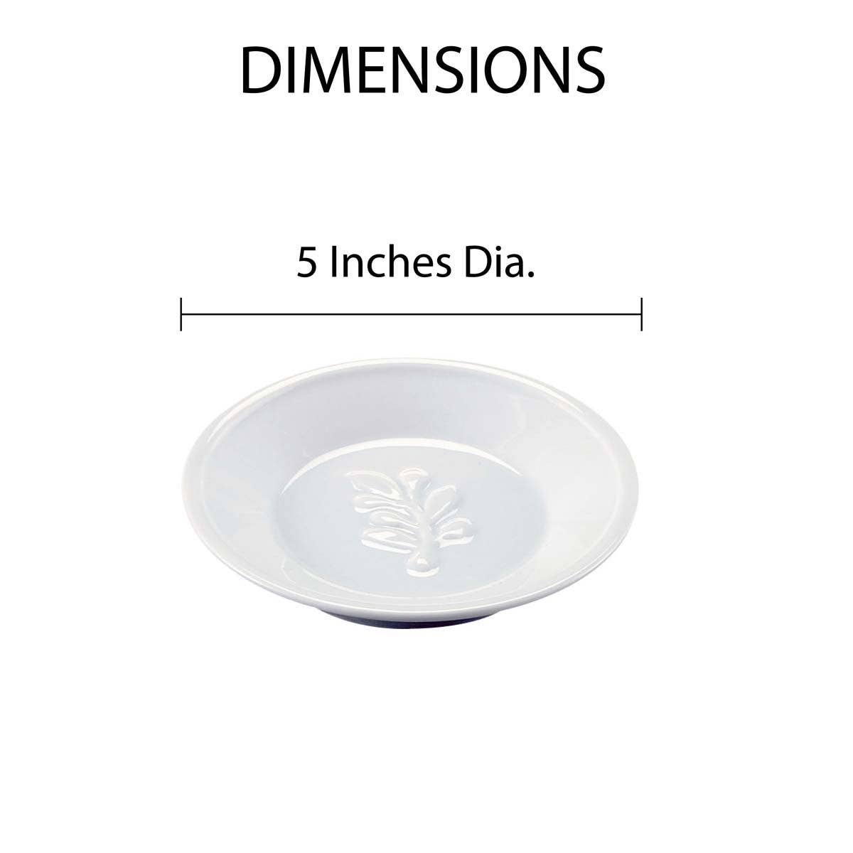 Embossed Oil Dipping Dish