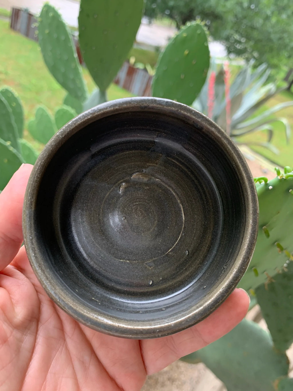 Ceramic Shave bowl | Charcoal